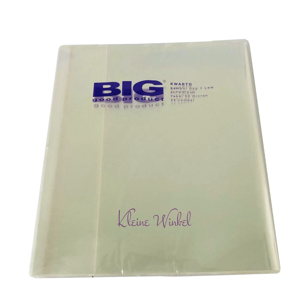 Jual Sampul Buku Plastik Opp Big Kwarto Boxy Lks Folio Shopee