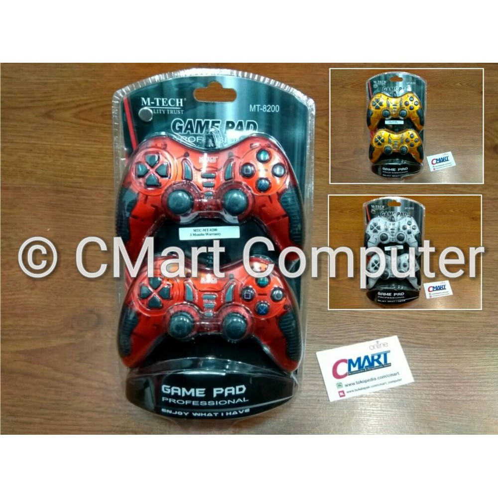Jual M-TECH Stick Gamepad Dual Controller USB PC Joystick - MTC-MT-8200 ...