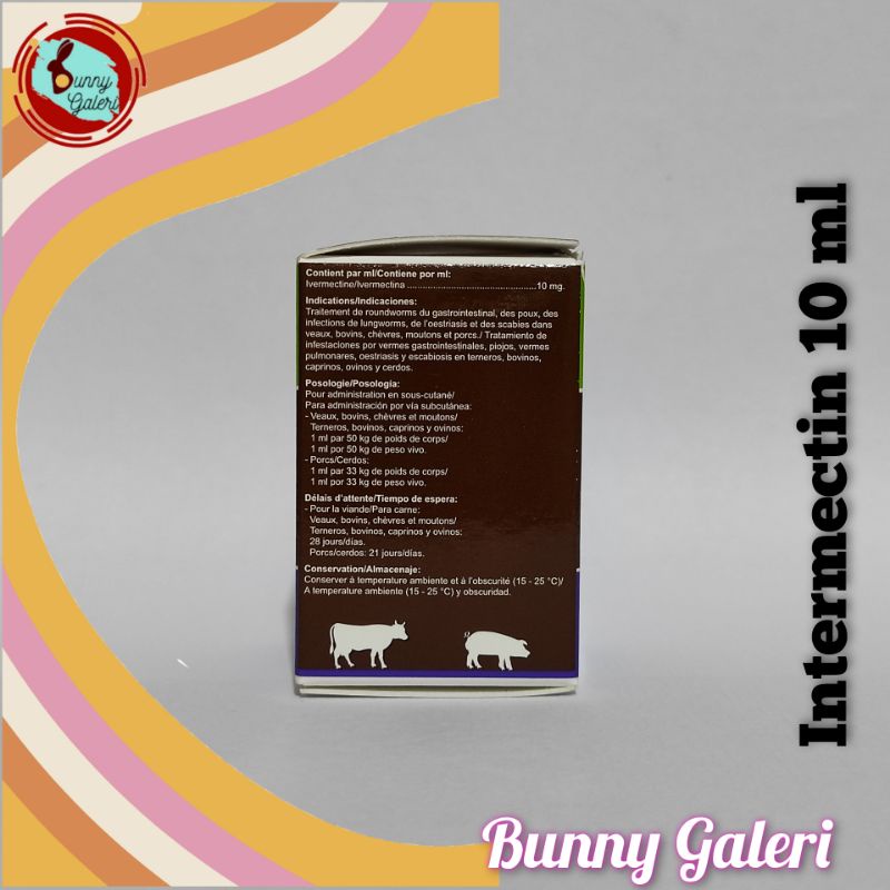 Jual INTERMECTIN 10 ml, obat Scabies dan Endoparasit | Shopee Indonesia