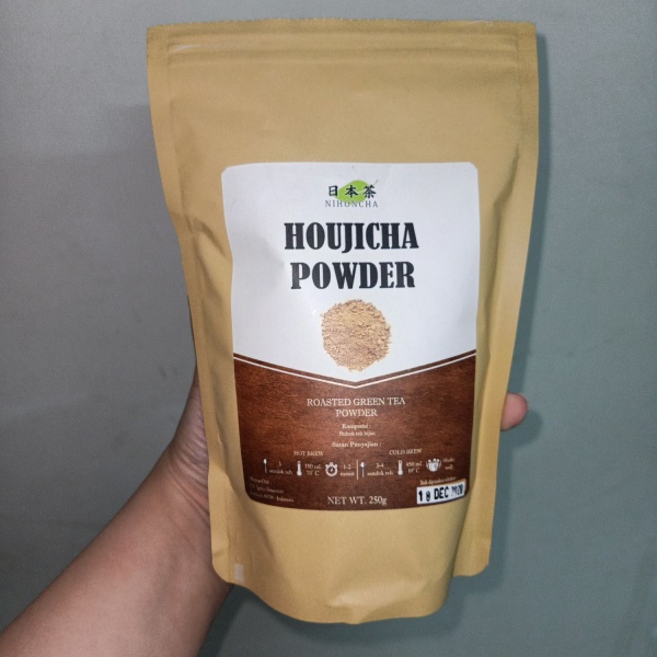 Jual Teh Bubuk / Houjicha Powder Japanese Green Tea 250gr | Shopee ...