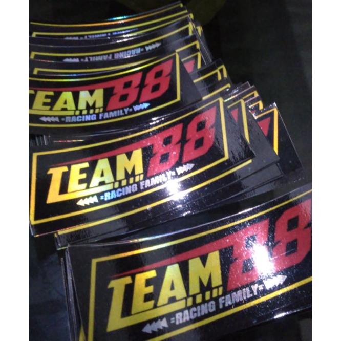 Jual Stiker TEAM 88 Hologram | Shopee Indonesia