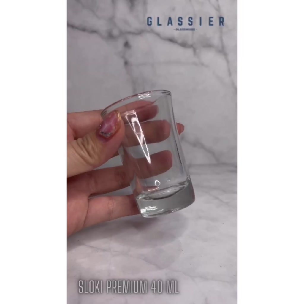 Jual Sloki | 40 mL | KIG | Gelas Shot / Shot Glass / Gelas Lilin ...