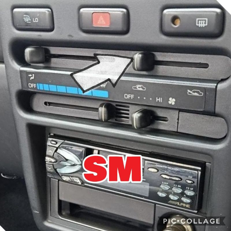 Jual satu buah knop ac starlet kapsul knob tombol ac starlet EP81