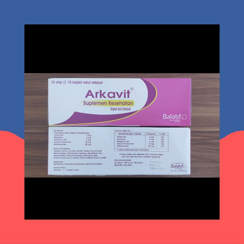 Jual ARKAVIT VITAMIN PERBOX | Shopee Indonesia