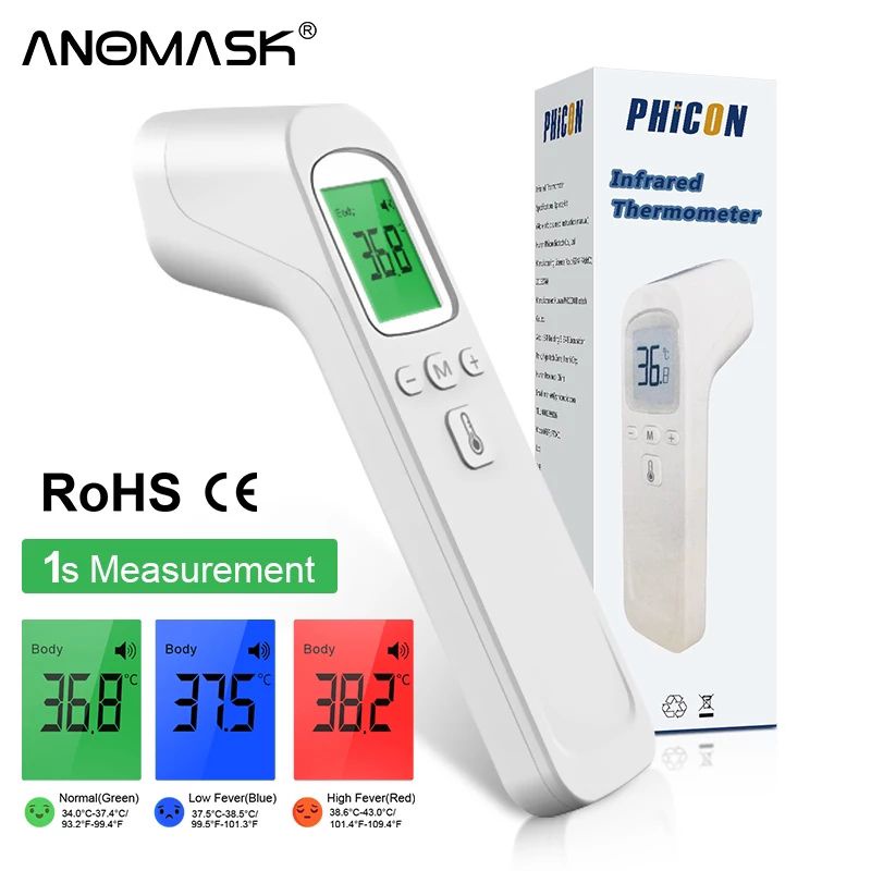 Jual Termometer Digital IR Infrared Non Kontak 2in1 Objek Dan Suhu ...