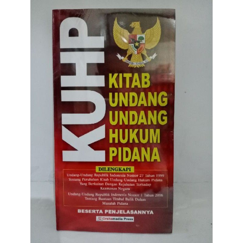 Jual KUHP (Kitab Undang-undang Hukum Pidana) | Shopee Indonesia