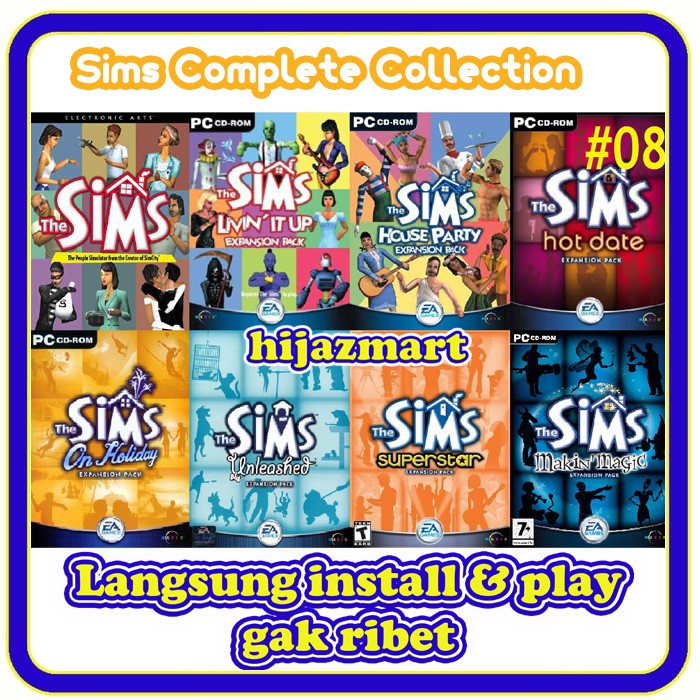Jual The Sims 1 Complete Collection | Shopee Indonesia