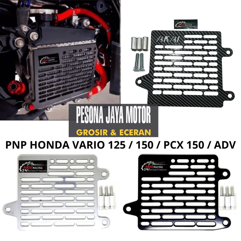 Jual Tutup Radiator Besi Cover Radiator Akai Racing Vario 125,Vario 150 ...