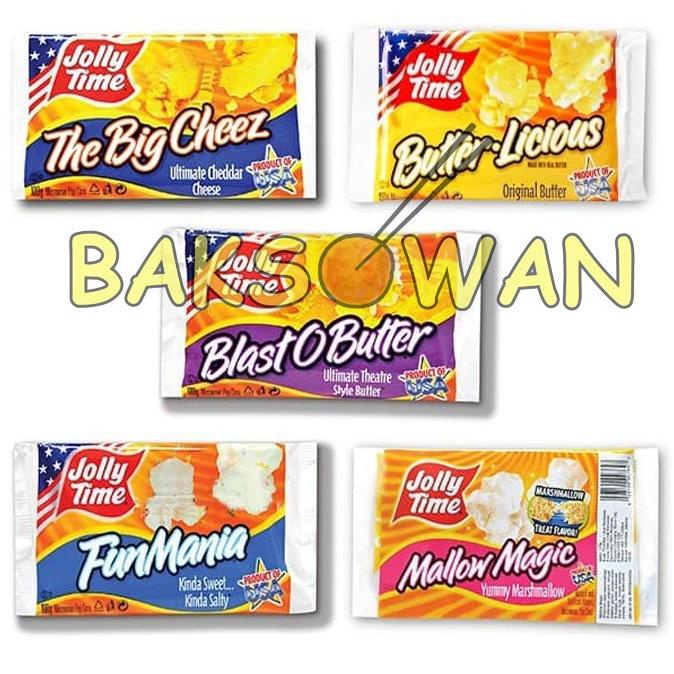 Jual PROMO Jolly Time Popcorn ALL VARIANT MURAH Shopee Indonesia