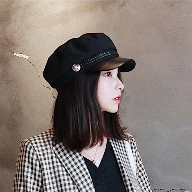 Jennie Black Hat - Fashion Korean Beret Retro Cap Jennie Lovers -  ®Blackpink Store