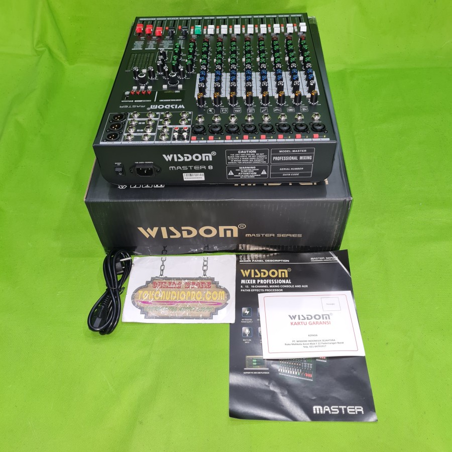 Jual Wisdom Master 8-Channel Mixer Audio dengan Bluetooth Dan Efek ...