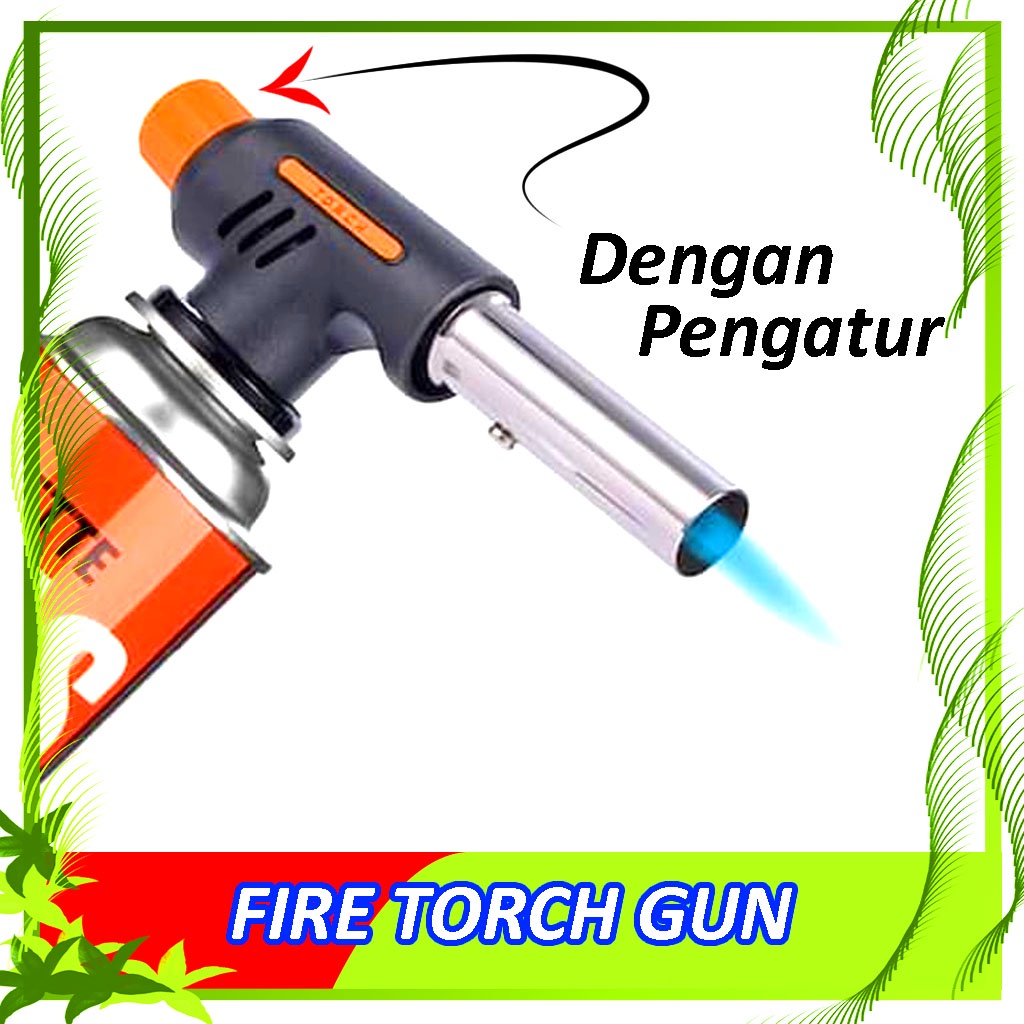 Jual Portable Kepala Gas Fire Torch / Fire Torch Gun Flame Gun/ BBQ