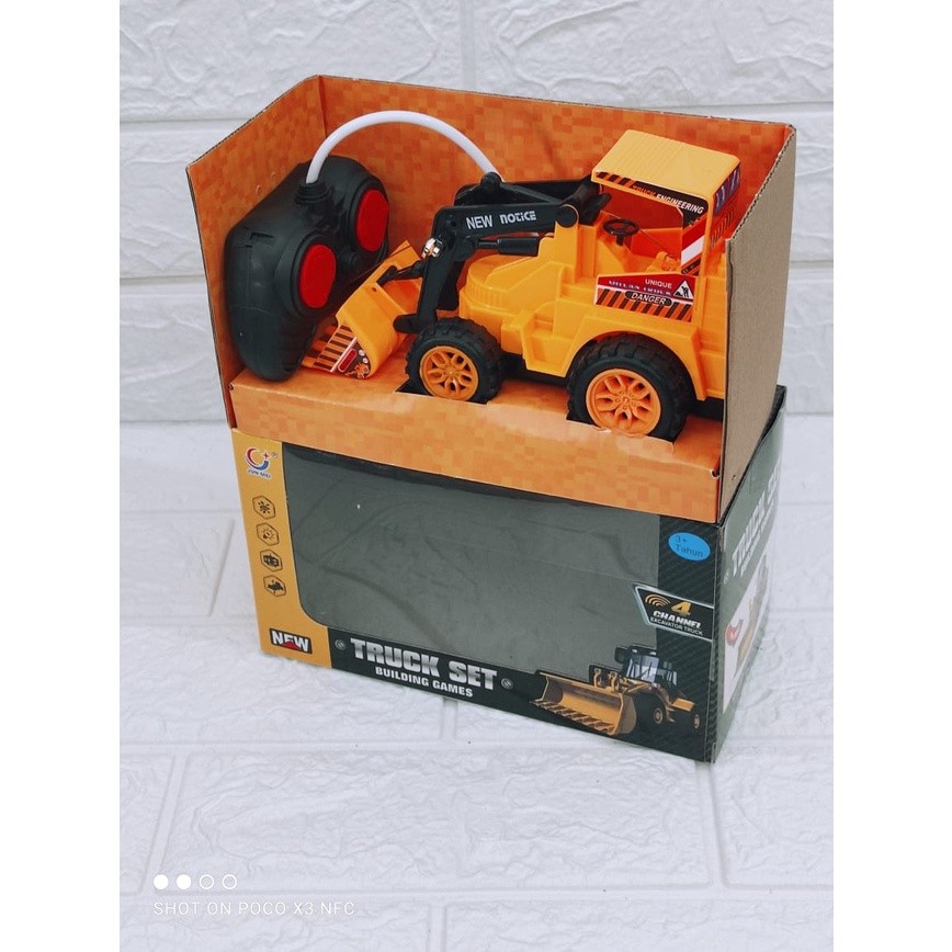 Jual MWN Mainan RC Remote Mobil Truck Set Backhoe No.981 | Shopee Indonesia