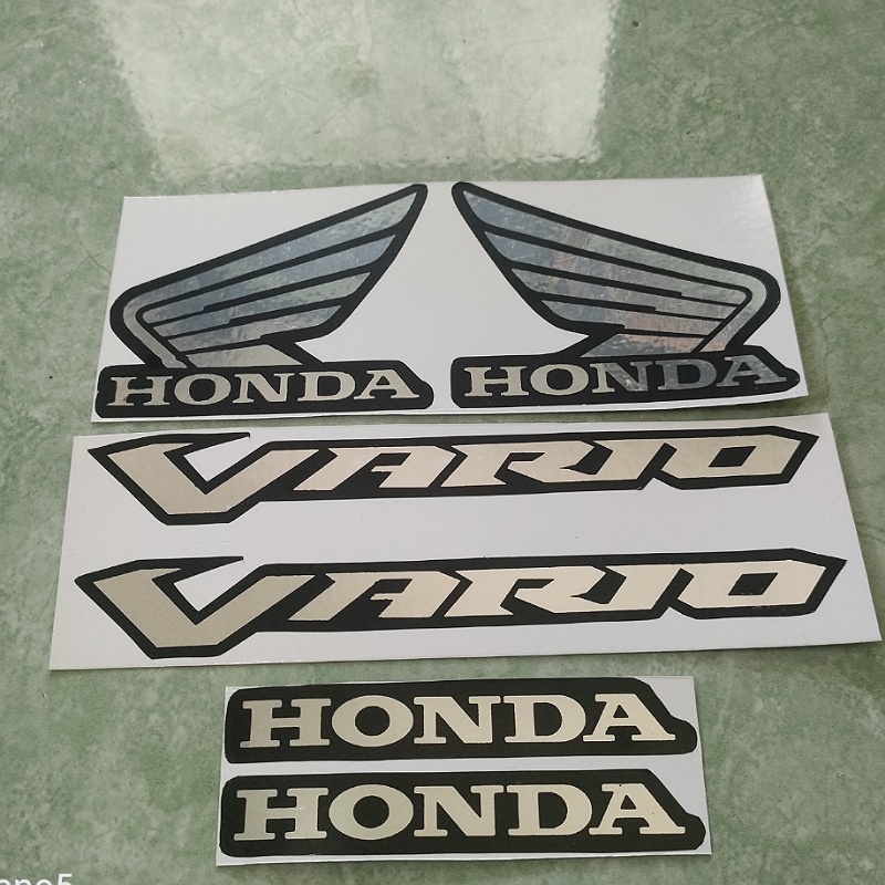 Jual stiker striping motor vario satu set hitam crom | Shopee Indonesia
