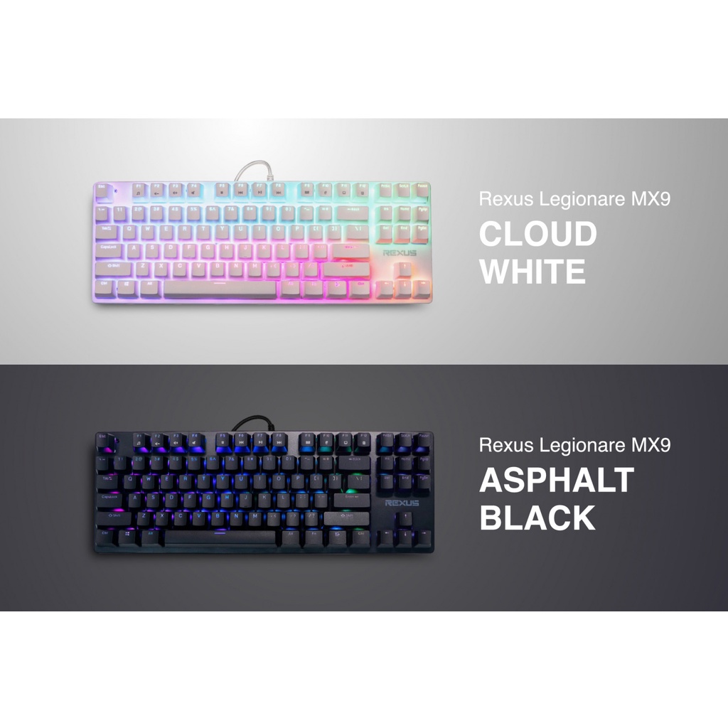 Jual Gaming Keyboard Mechanical Rexus Legionare MX9 | Shopee Indonesia