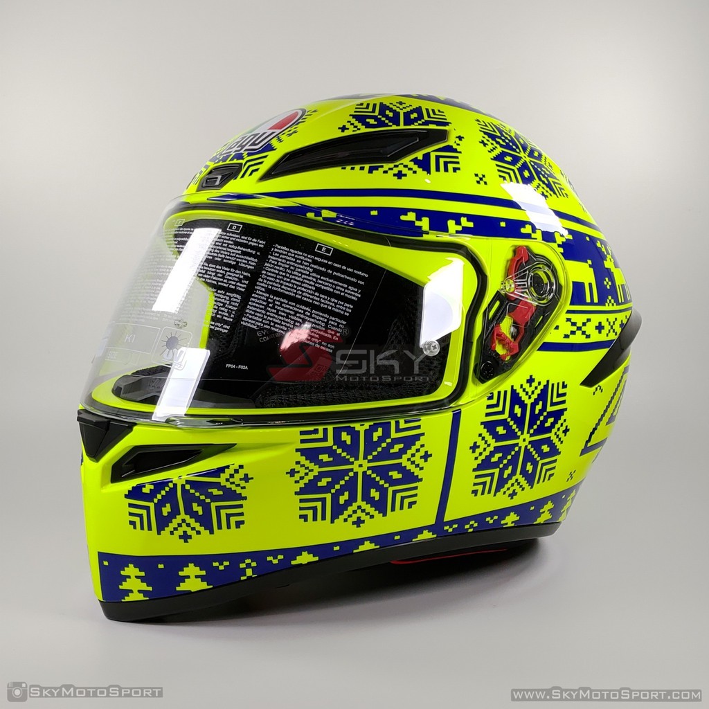 Jual Agv K1 Winter Test 2015 Valentino Rossi | Shopee Indonesia