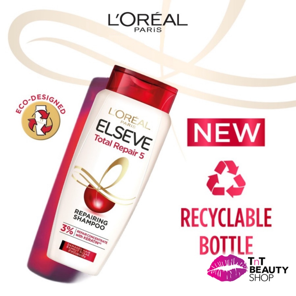 Jual L'Oreal Paris Elseve Total Repair 5 Repairing Shampoo Loreal