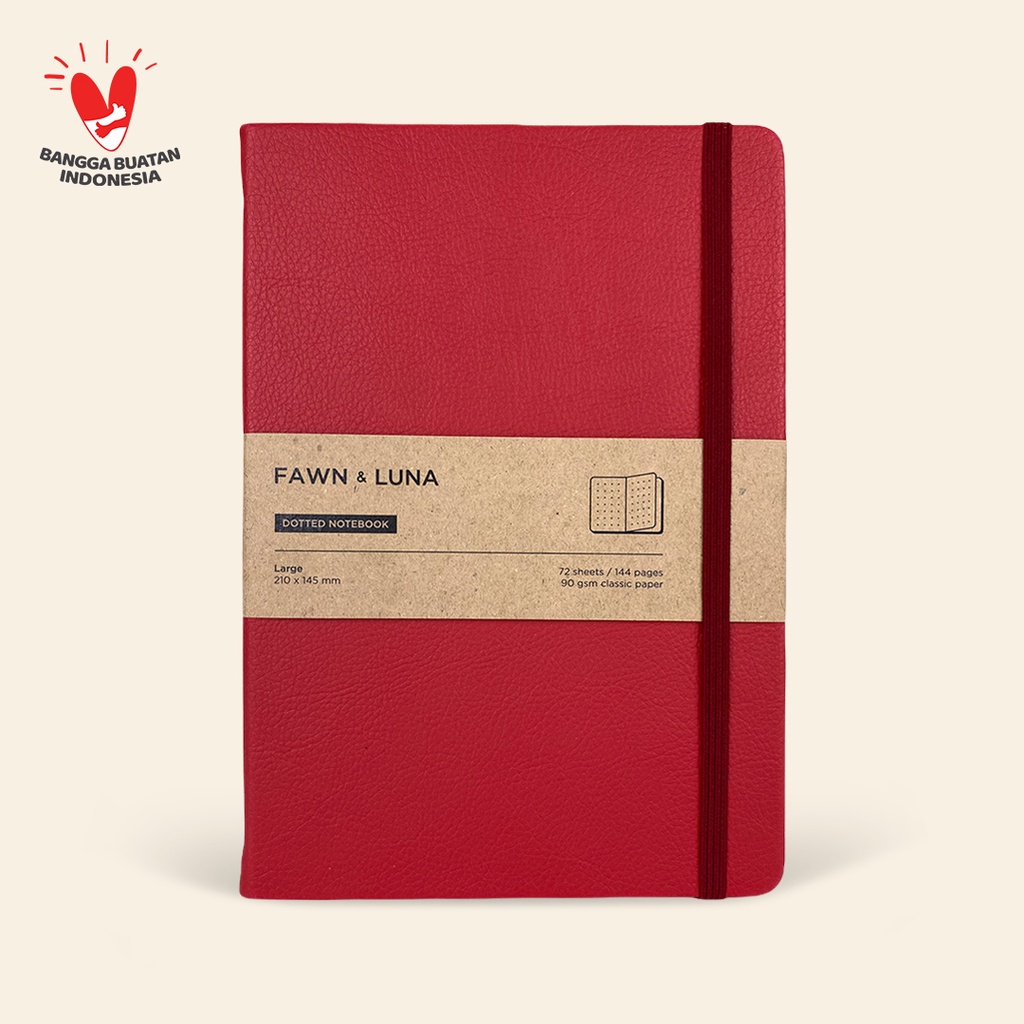 Jual Fawn & Luna - CHERRY JAM - Notebook Large A5 - Buku Jurnal/Agenda ...