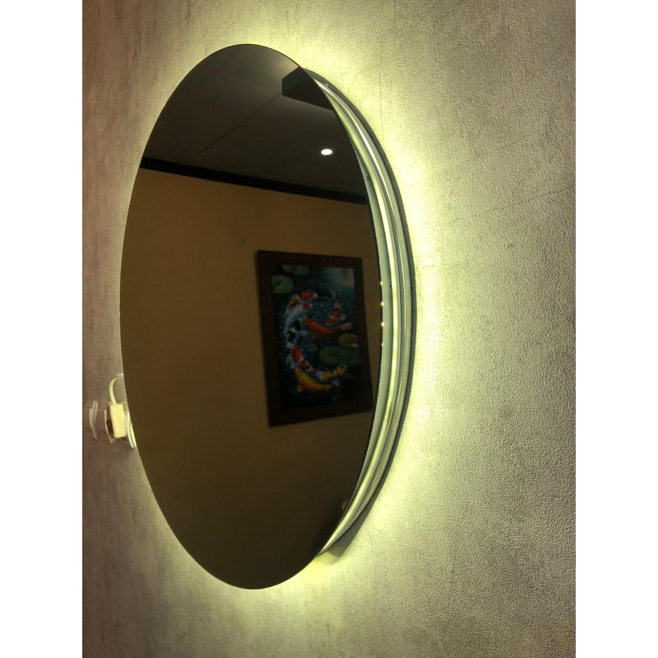 Jual Round Vanity Mirror with LED lamp Cermin Bulat LED lampu Cermin ...