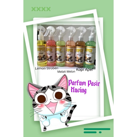 Jual PARFUM PASIR KUCING + ANTIBACTERIAL PENGHILANG BAU PESING KUCING