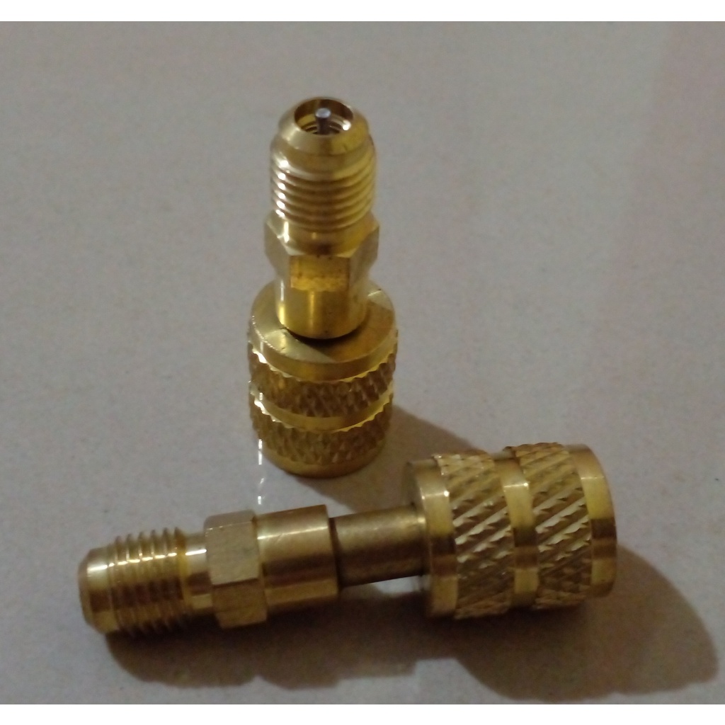Jual Adapter Nepel R410, R32 | Connector Converter Selang Manifold R22 ...