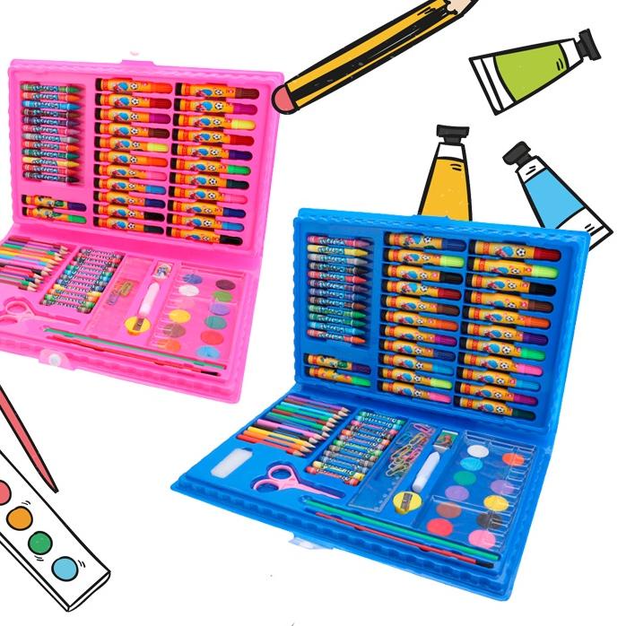 Jual Baru - Coloring Set 86in1 Alat Menggambar & Mewarnai - Pensil