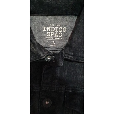 jaket jeans brand indigo spao asli