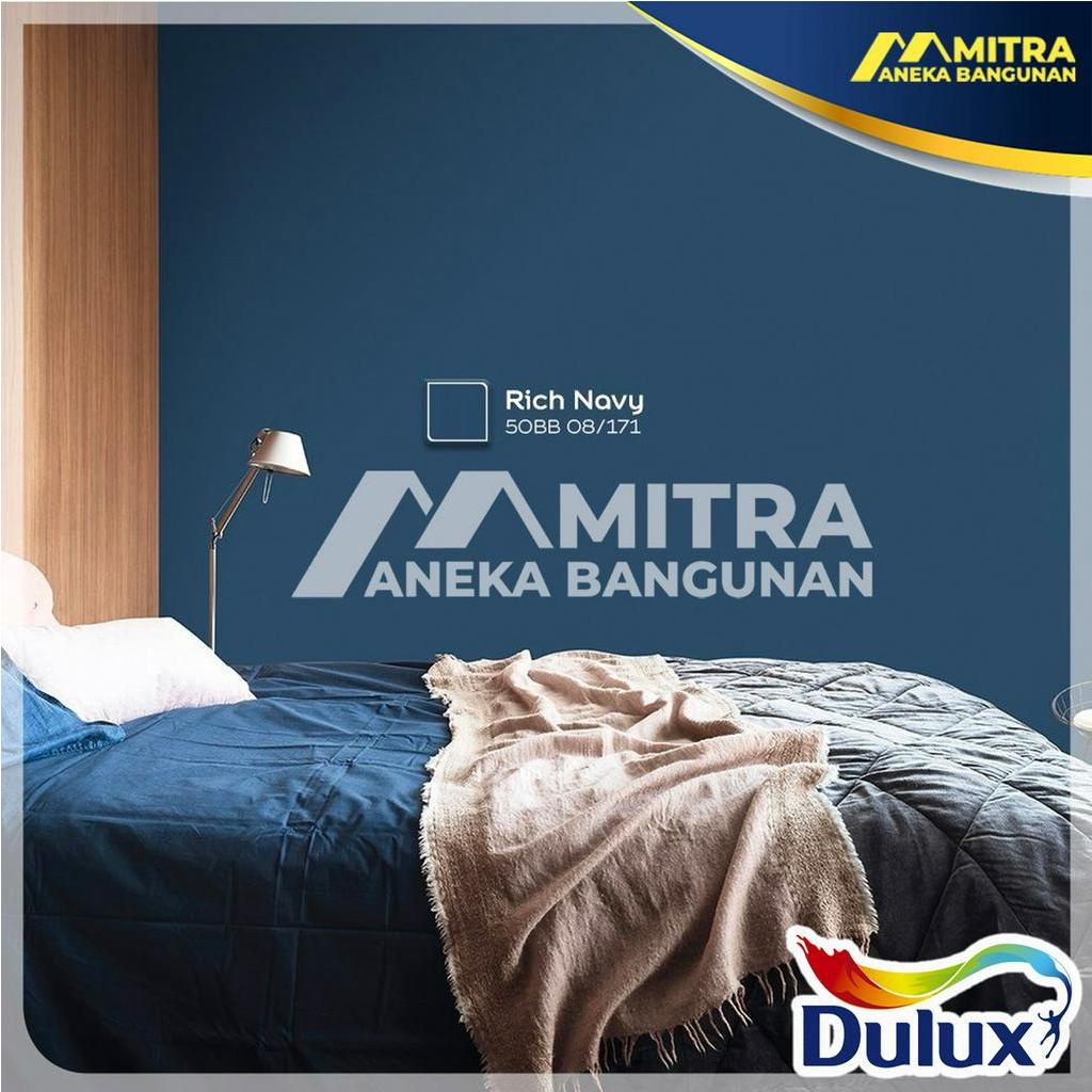Jual CAT TEMBOK DULUX RICH NAVY 50BB 08/171 INTERIOR EKSTERIOR | Shopee ...