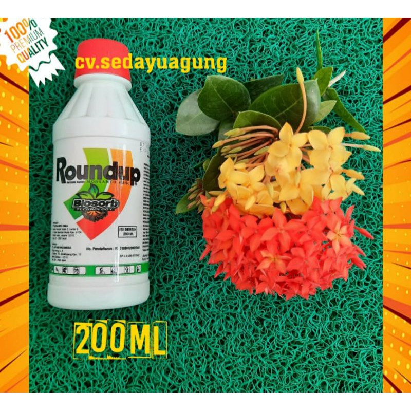 Jual Roundup 486sl Herbisida Obat Pembasmi Rumput Liar Dan Gulma 200ml