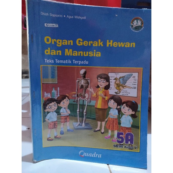 Jual Buku Teks Tematik Terpadu A-I Kelas 5/V SD Quadra K13 Revisi ...