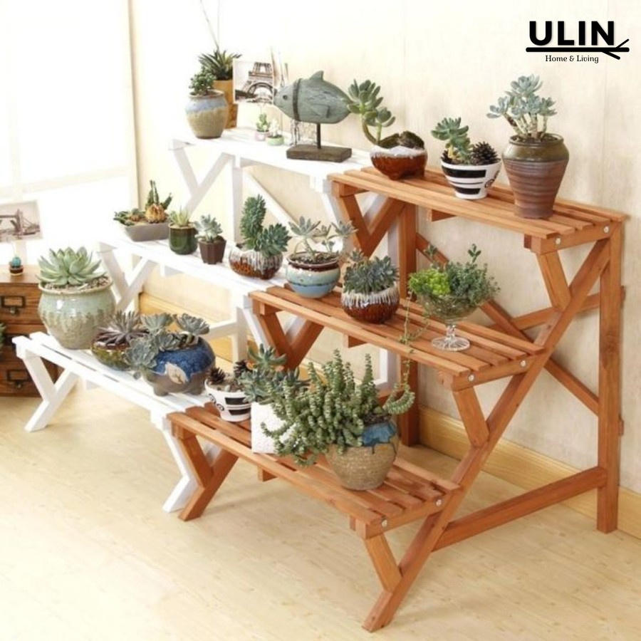 Jual Rak Bunga Kayu - Rak Tanaman Hias - Rak Dekorasi Rumah Model ...