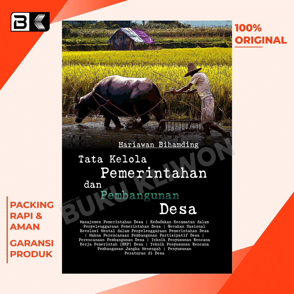 Jual Buku Tata Kelola Buku Tata Kelola Pemerintahan Dan Pembangunan ...