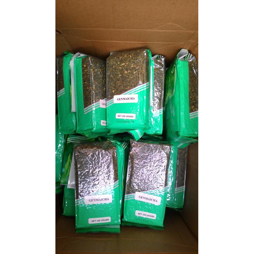 Jual Jaw Genmaicha Tea 200 gr | Teh Hijau Khas Jepang | Shopee Indonesia