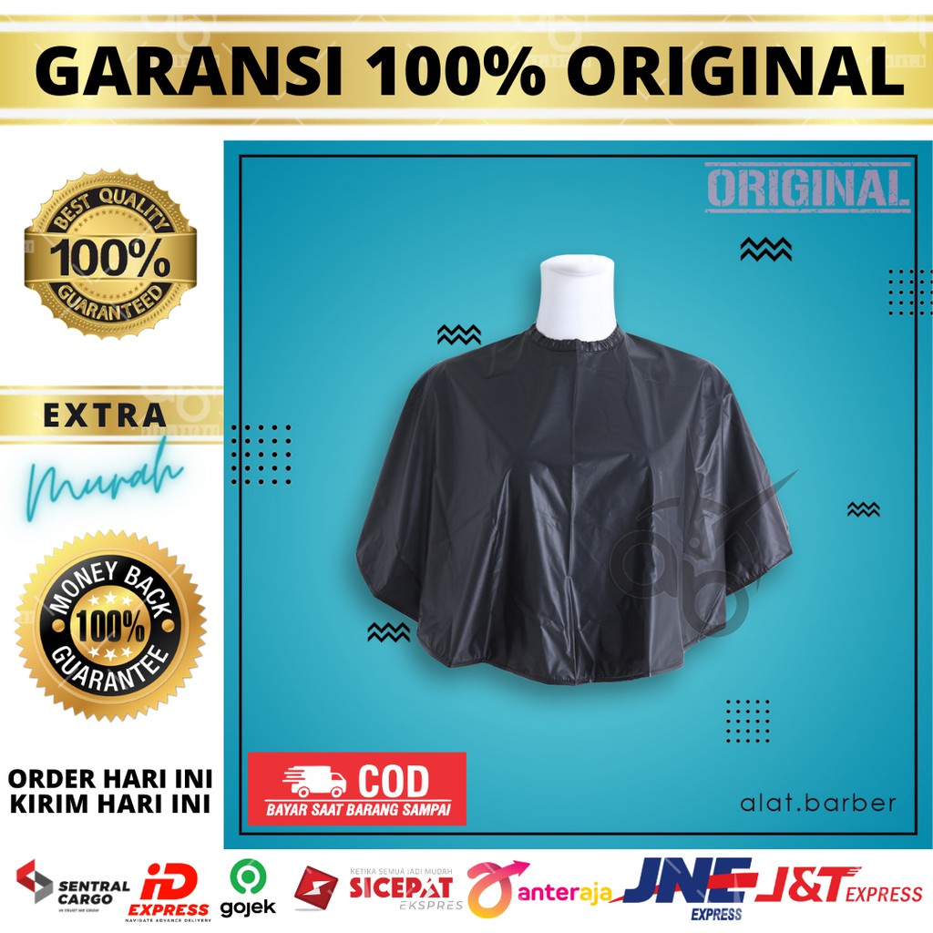 Jual Cape Cat Rambut Kain Kip Cat Rambut Salon Kep Barber Kain Kep Cape ...