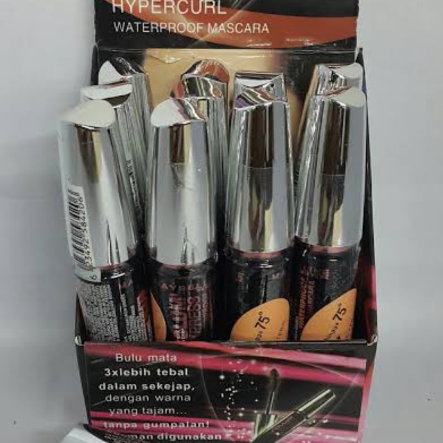 Jual Maskara MAYBELLINE Hypercurl (per box/12 pcs) | Shopee Indonesia