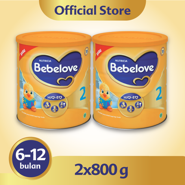 Jual Bebelove 2 Susu Formula Bayi Bubuk 800 gr x 2 | Shopee Indonesia