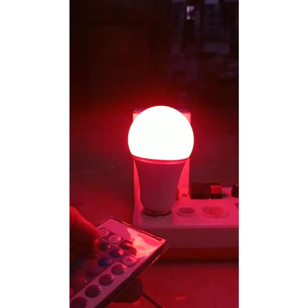 Jual LAMPU BOHLAM 7W 18W LED RGB BERUBAH WARNA REMOTE CONTROL ORIGINAL ...