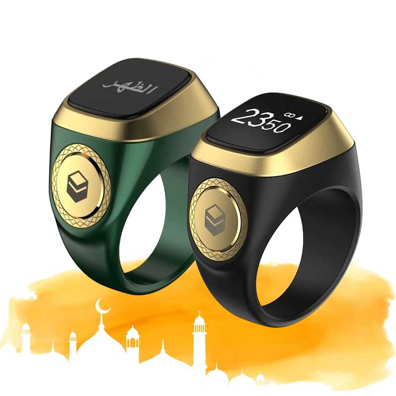 Jual TLP iQibla Smart Ring Zikr1 Lite Cincin Tasbih Digital Polyester