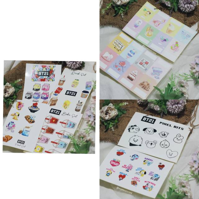 Jual Ready Stock Stiker Bt21 Bts A6 | Shopee Indonesia
