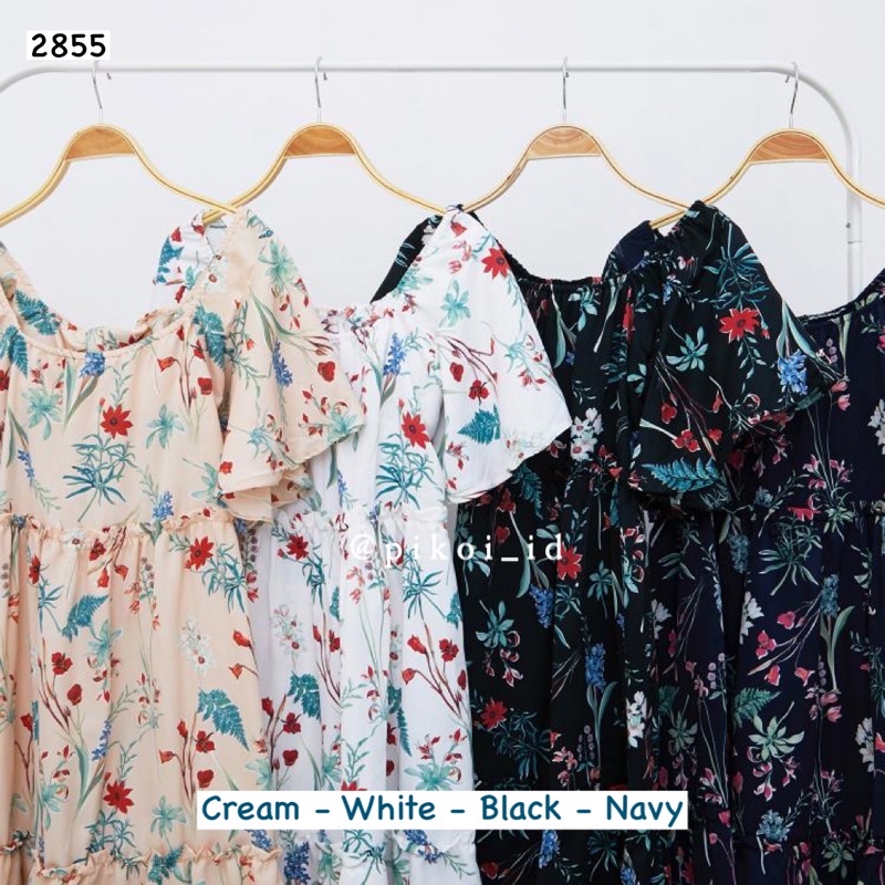 Jual Diora dress dress korean style dress putih adem santai