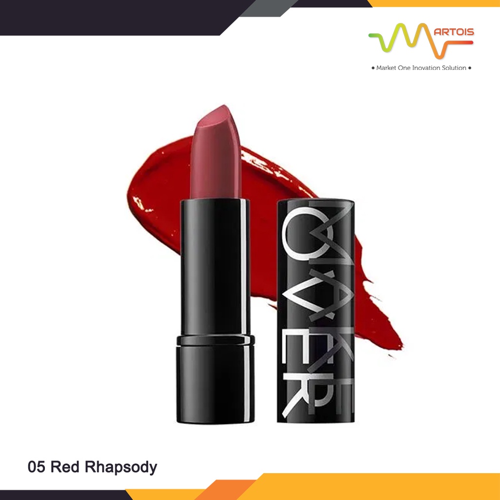Jual Make Over Creamy Lust Lipstick 05 Red Rhapsody 4gr | Shopee Indonesia