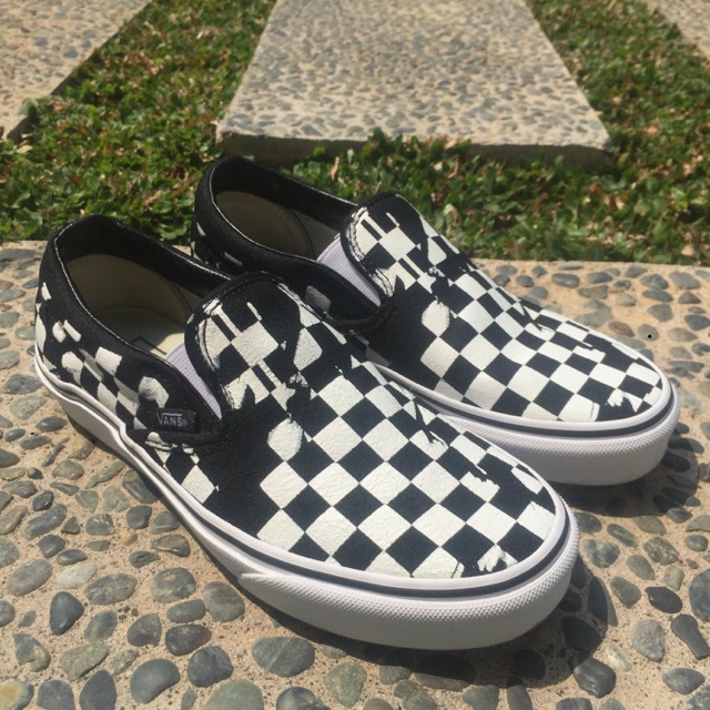 Vans Slip On Overprint Checkerboard