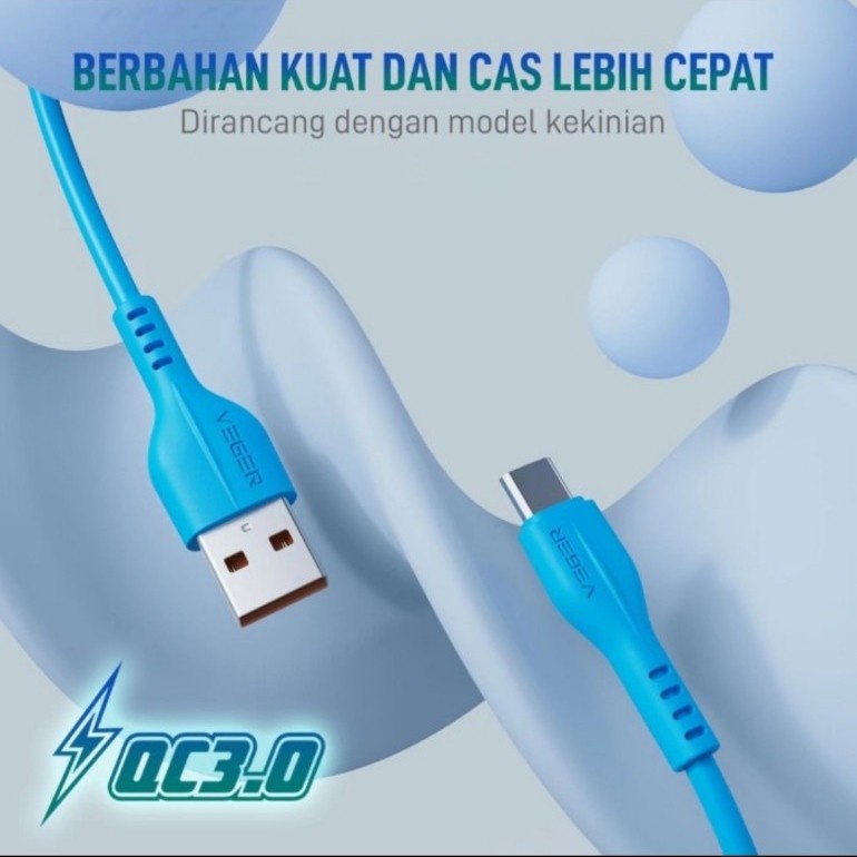 Jual Kabel Data Veger V Micro Usb Veger V Type C Veger V Qc Eceran Fast