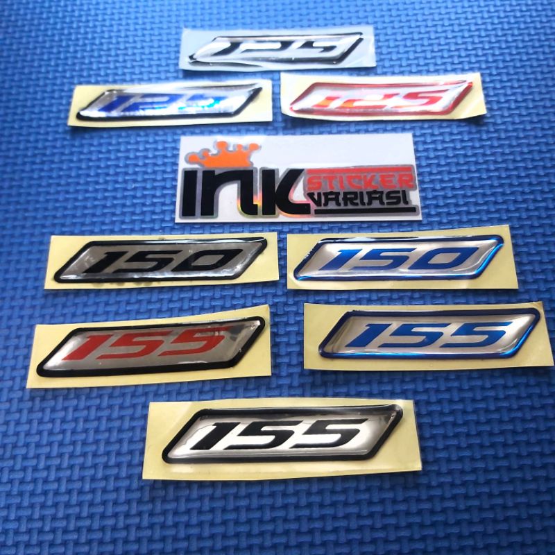 Jual STICKER EMBLEM 125 150 155 3D | Shopee Indonesia