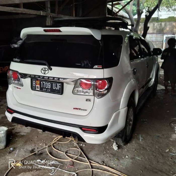 Mengupas Tuntas Desain dan Fitur Belakang Toyota Fortuner 2017