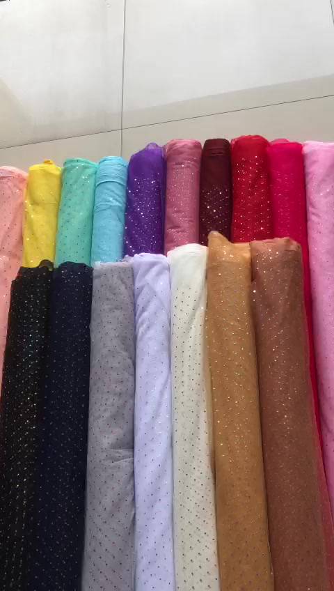 Jual Soft Tulle Gliter Meteran Kain Tile Sparkling Sprinkle Tile ...