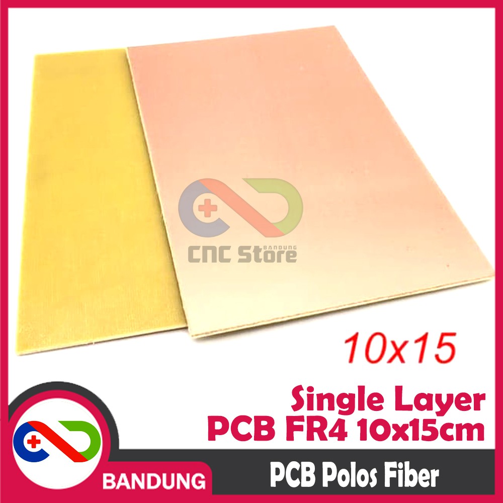 Jual PCB POLOS SINGLE LAYER FR4 FIBER 10X15CM PCB KOSONG CETAK SATU