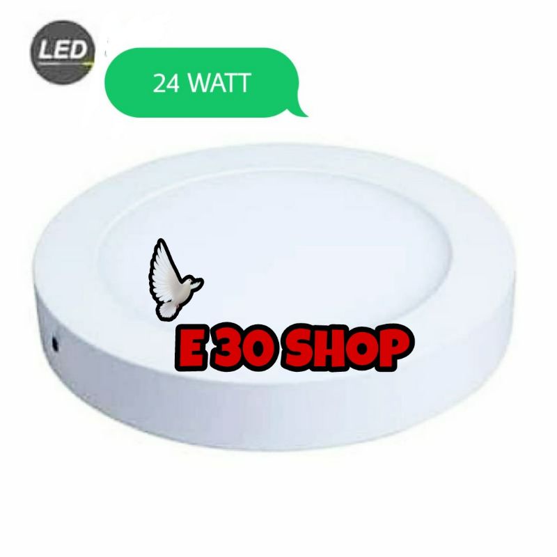 Jual Lampu Downlight Led Panel Ob Bulat Watt Starlux Outbow W Round Putih Watt