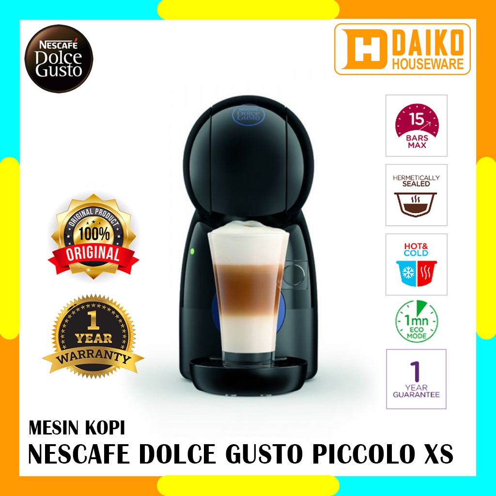 Mesin Kopi NDG Nescafe Dolce Gusto PICCOLO XS Garansi Resmi Tahun