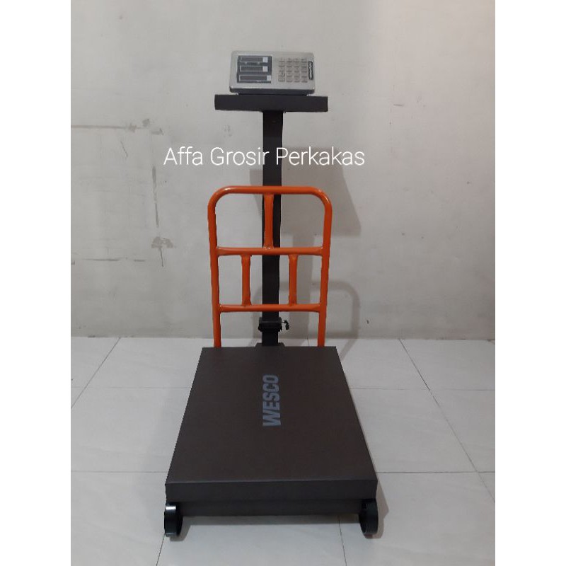 Jual WESCO TIMBANGAN LANTAI DIGITAL 300KG 4 RODA TIMBANGAN BARANG 300 ...